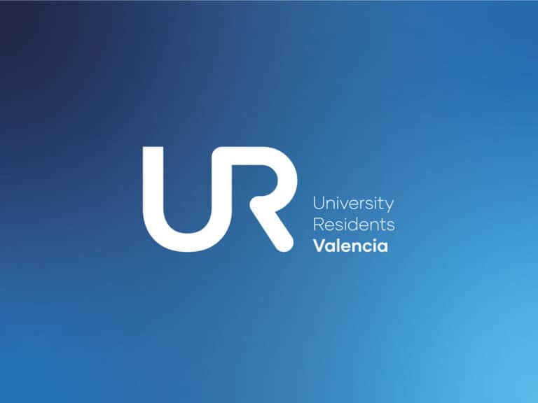 Branding logotipo URValenvia residencia de estudiantes